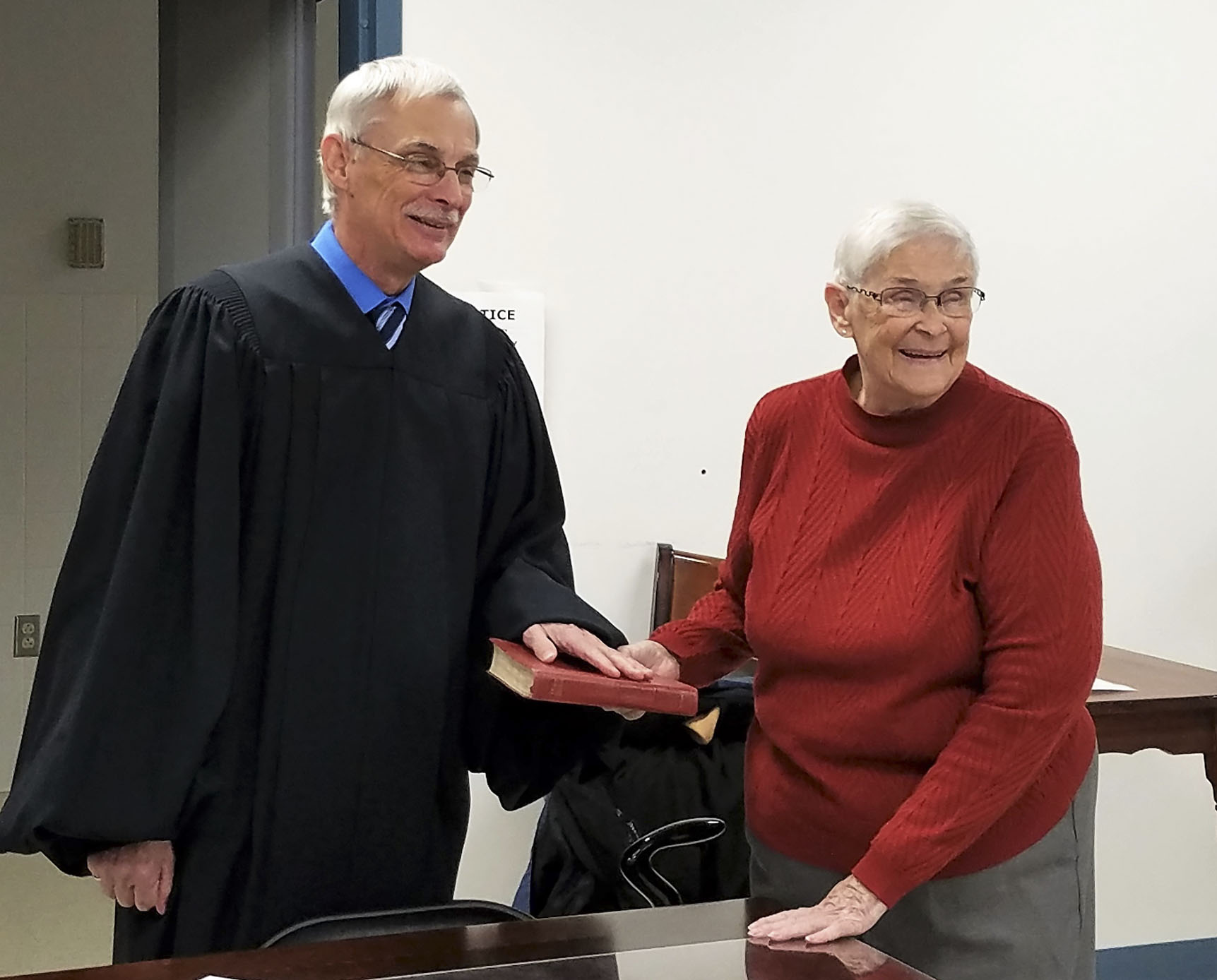 Newly elected Ripley justice takes oath of office | News, Sports, Jobs ...